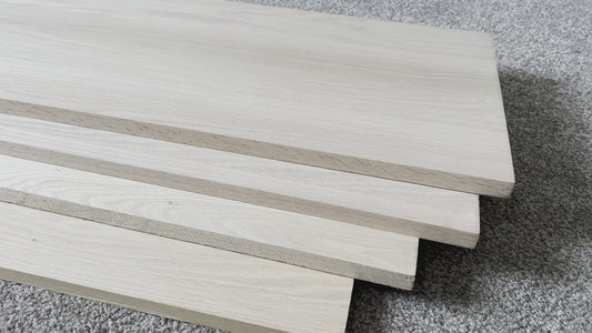 Custom Cut Solid American Oak Furniture Panel