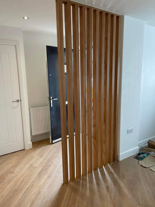 Oak Wall Partition